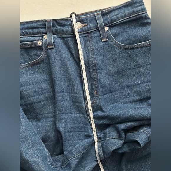 Madewell The Perfect Vintage Straight Crop Jean in Edendale Wash 27 - Picture 8 of 10